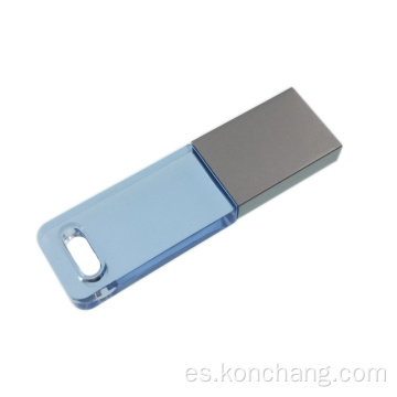 Unidad flash USB de vidrio delgado
